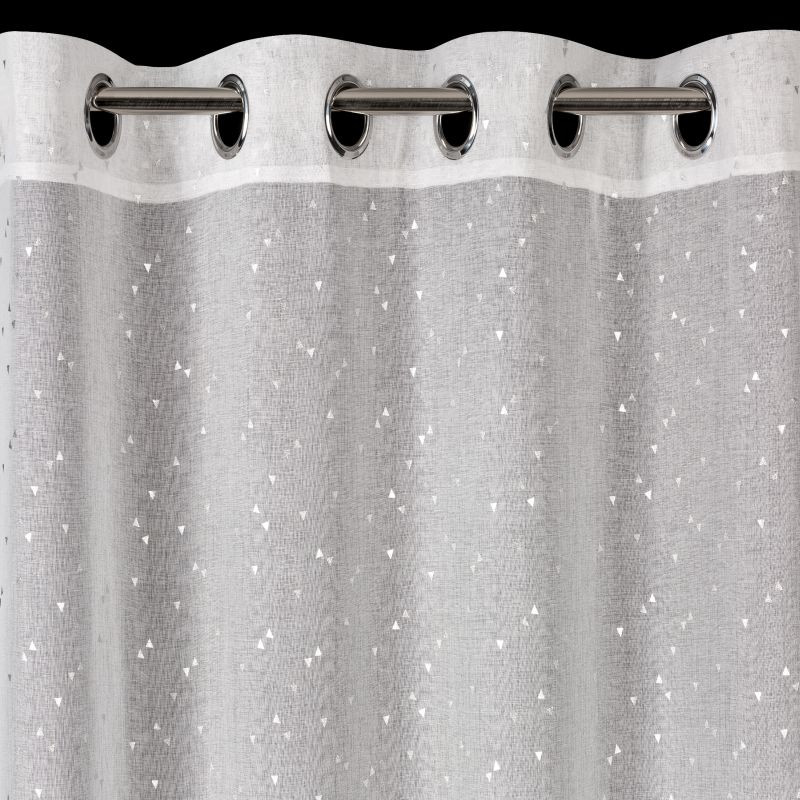 Hotová záclona RIVIA bílá - na pásce