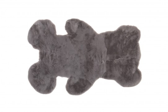 Kobereček RABBIT FUR TEDDY BEAR tmavě šedý