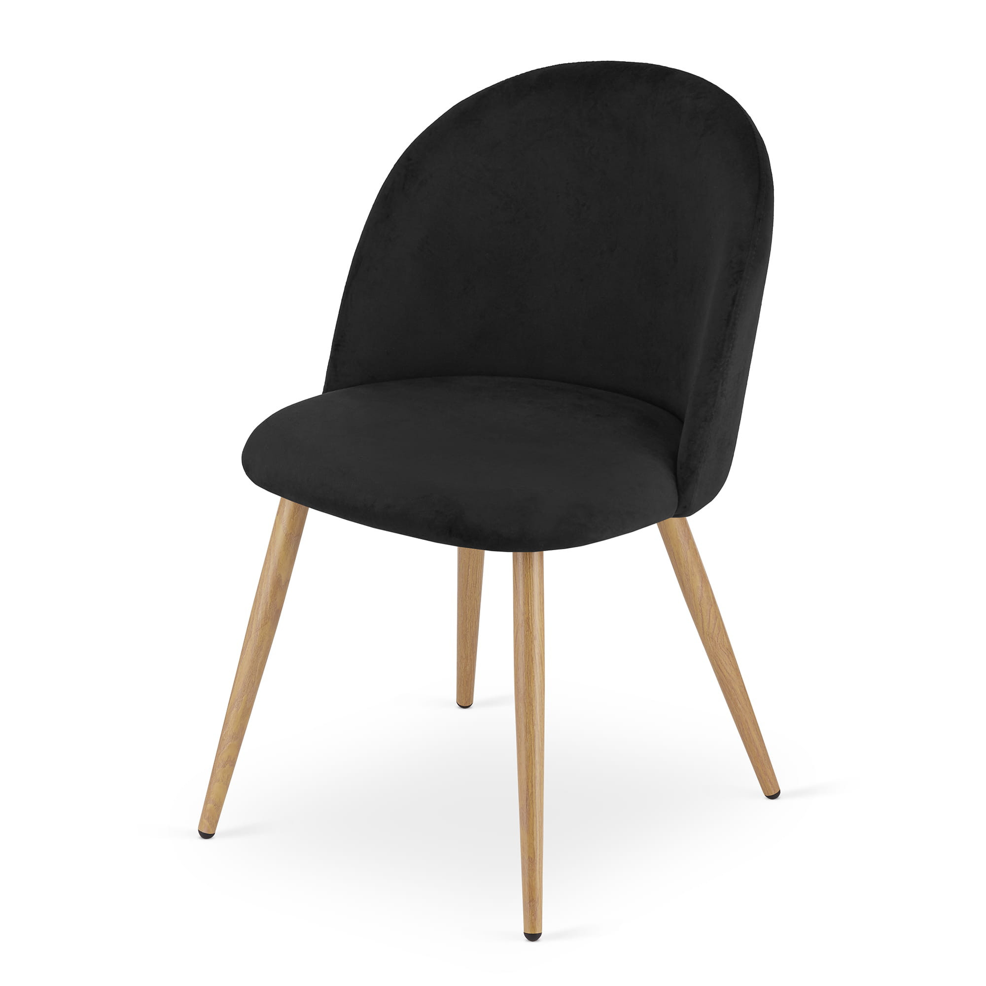 Jedálenská stolička BELLO zamatová čierna