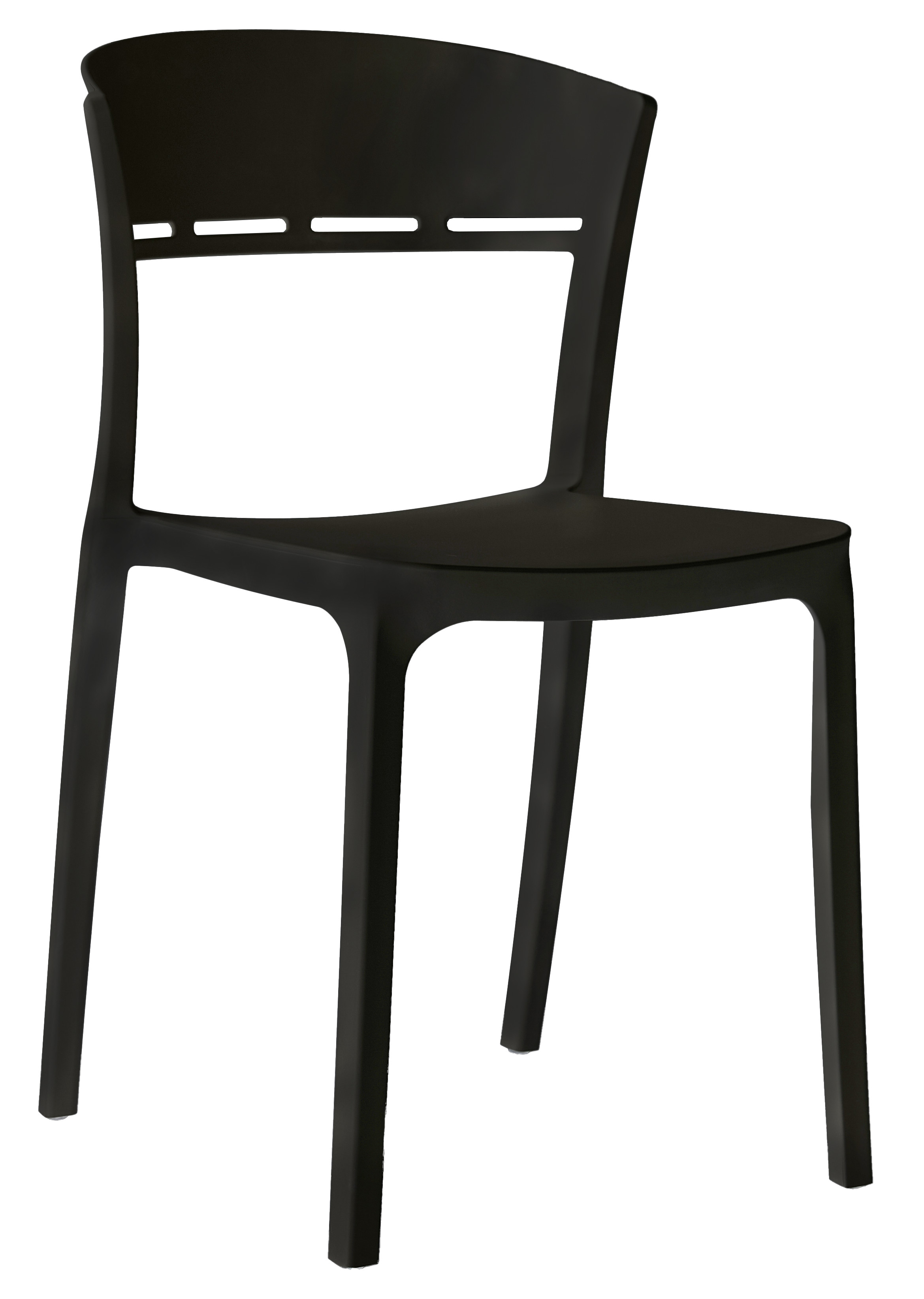 Set dvou židlí COCO černé (2ks)