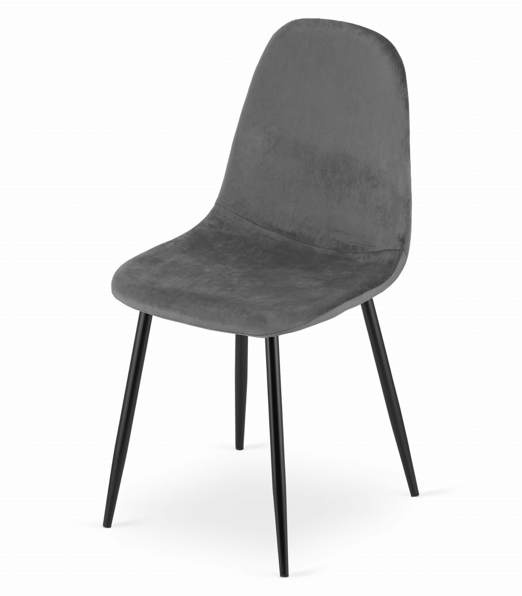 Set dvou jídelních židlí COMO šedé (2ks)