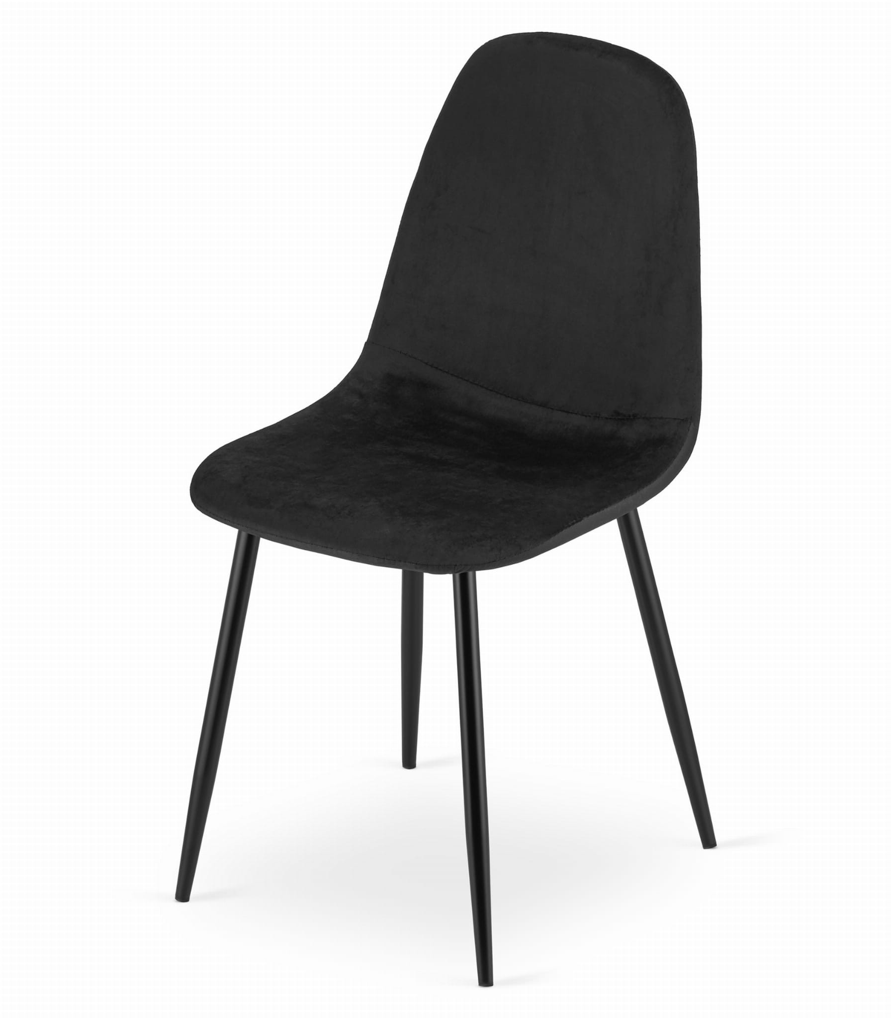 Set tří jídelních židlí COMO černé (3ks)