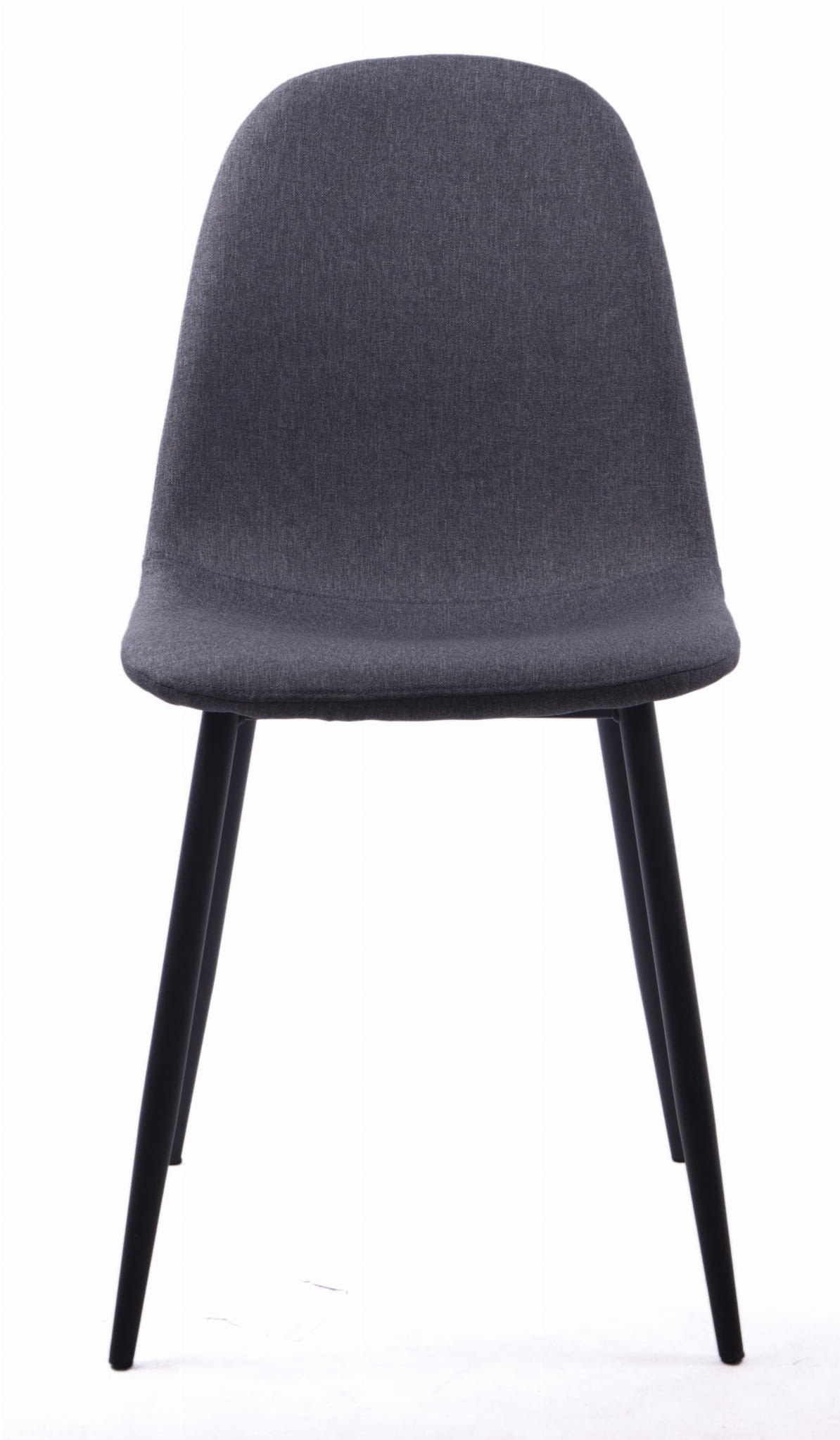 Set tří jídelních židlí DART tmavě šedé (černé nohy)