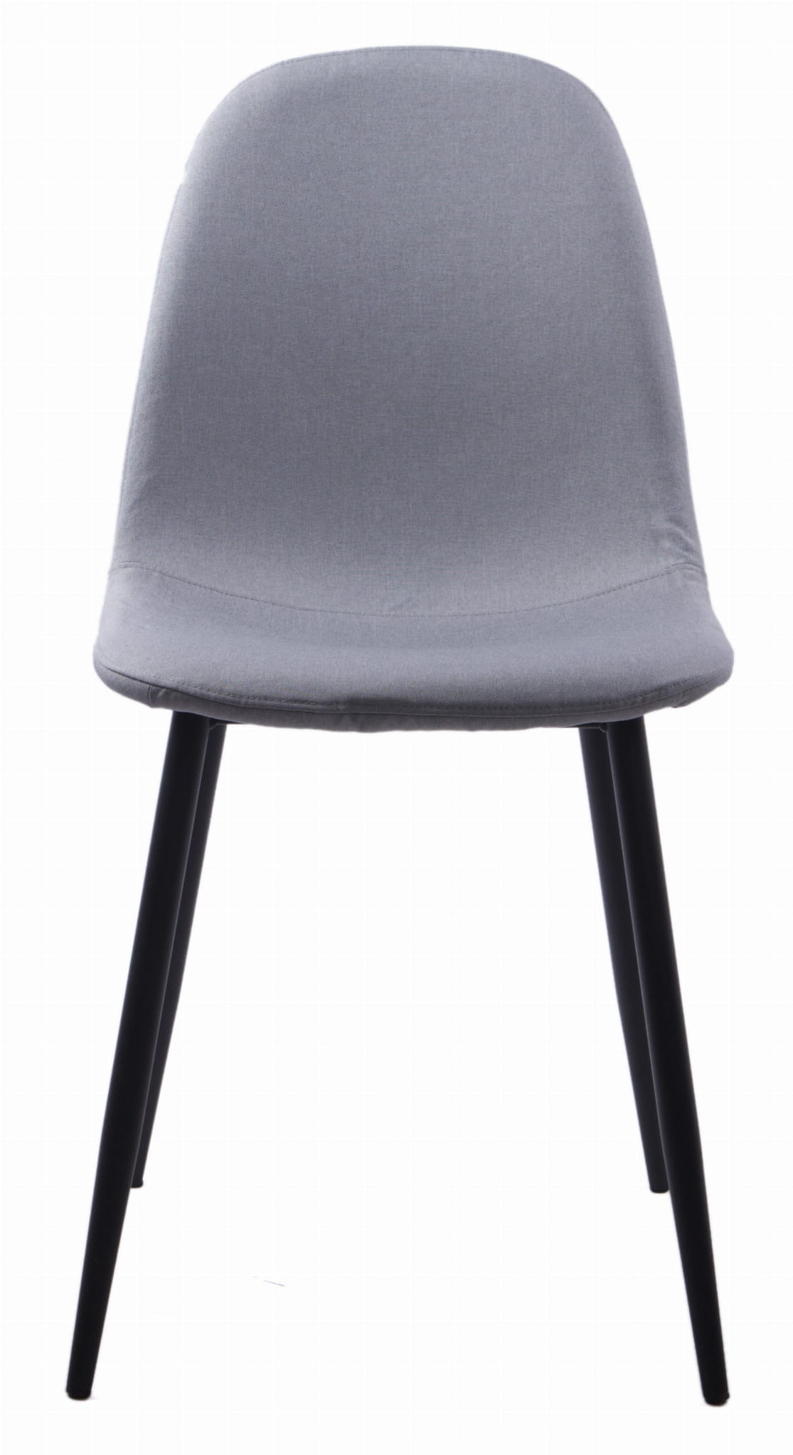 Jedálenská stolička DART svetlosivá (čierne nohy)