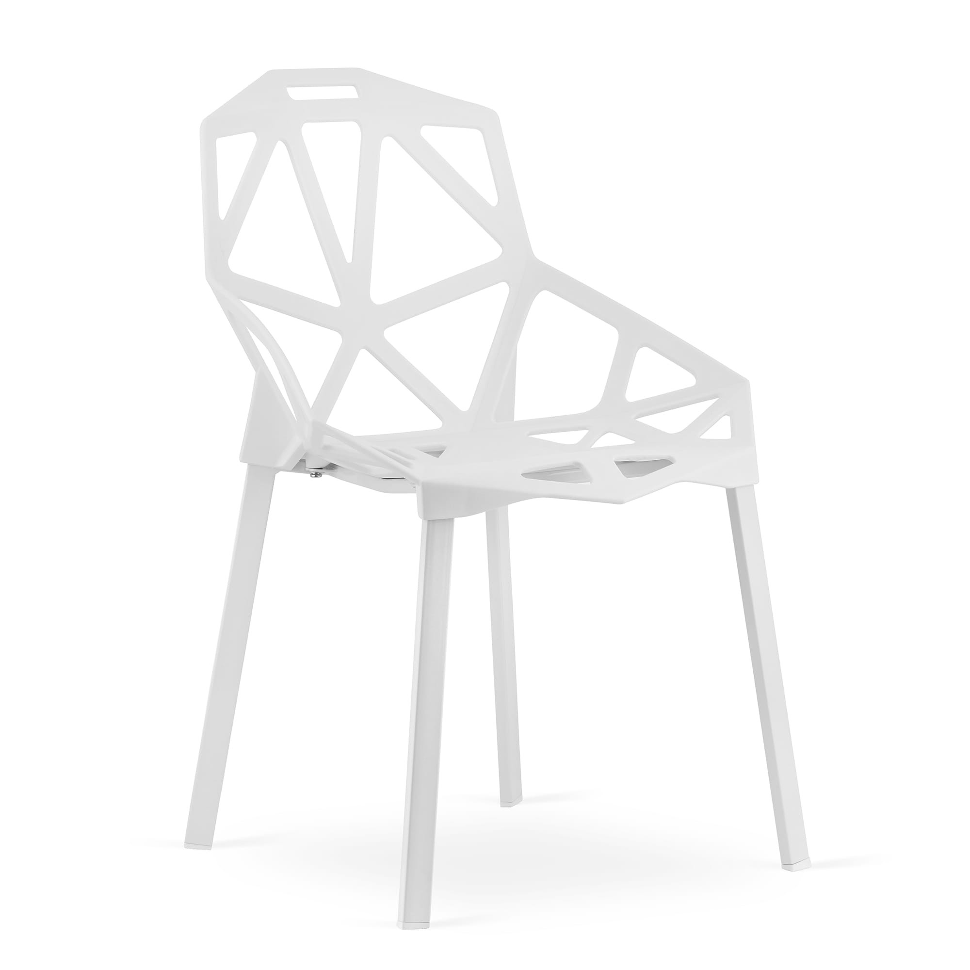Set dvou židlí ESSEN bílé (2ks)