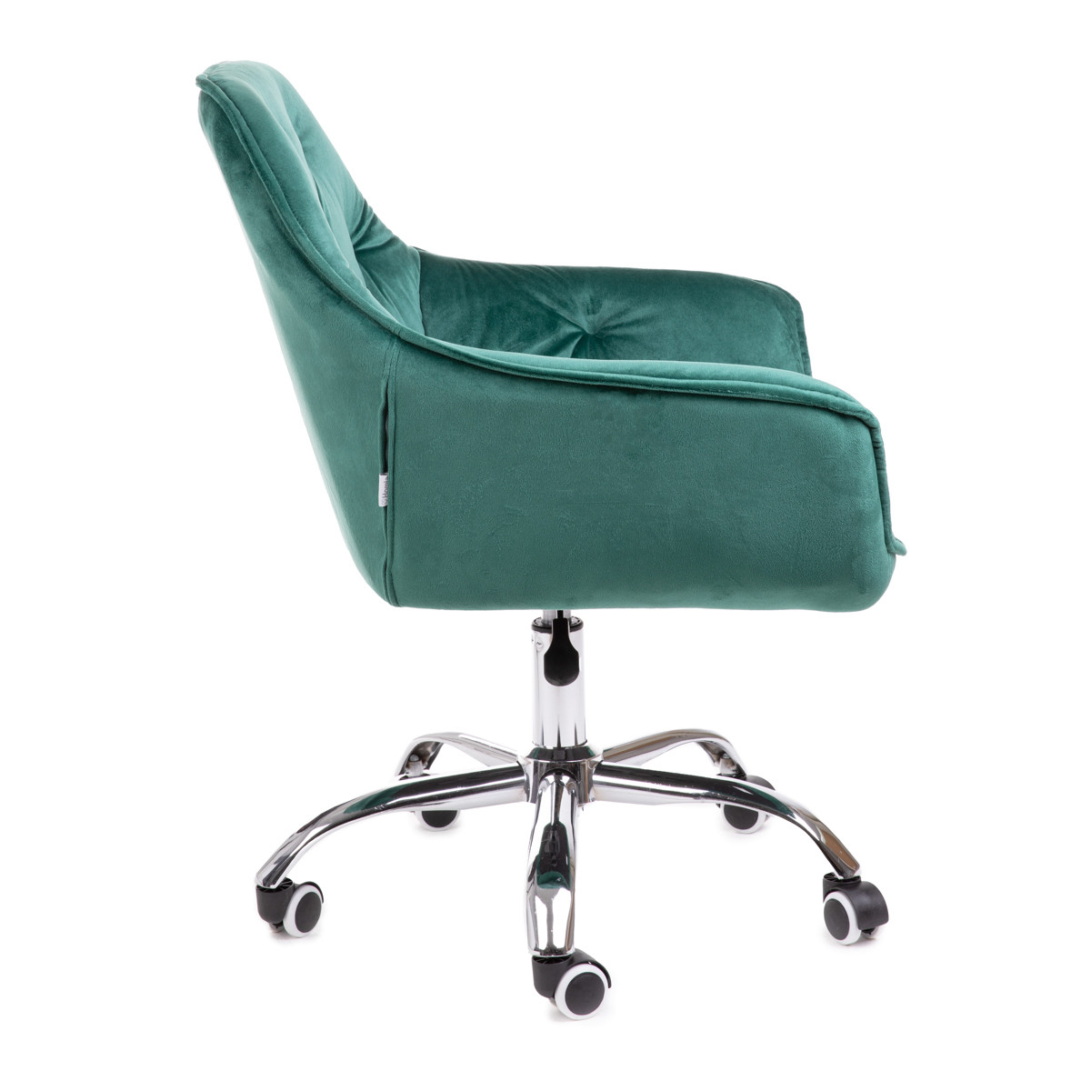 Kancelářská židle FLOSSI sametová zelená ALL 859262