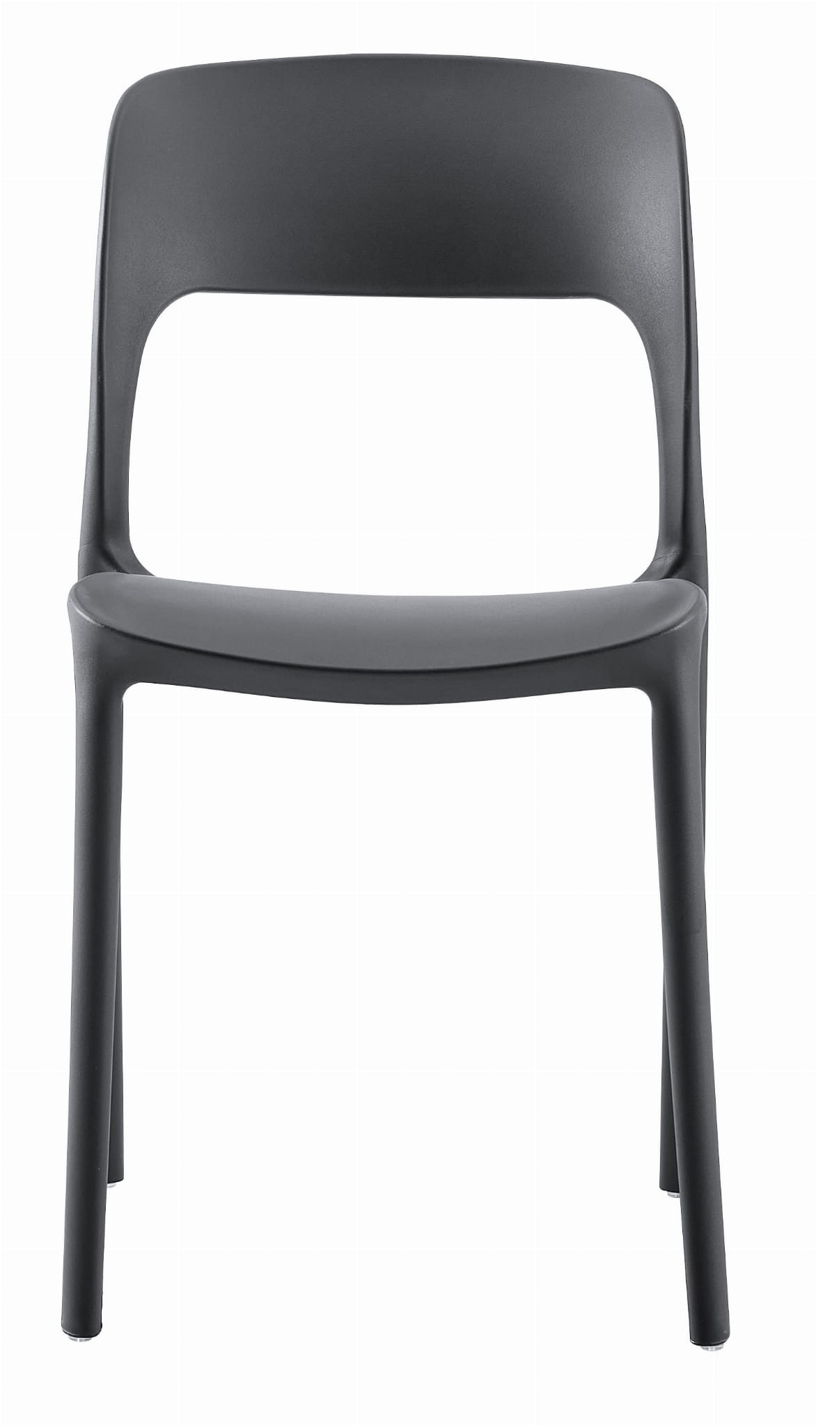 Set dvou židlí IPOS černé (2ks)