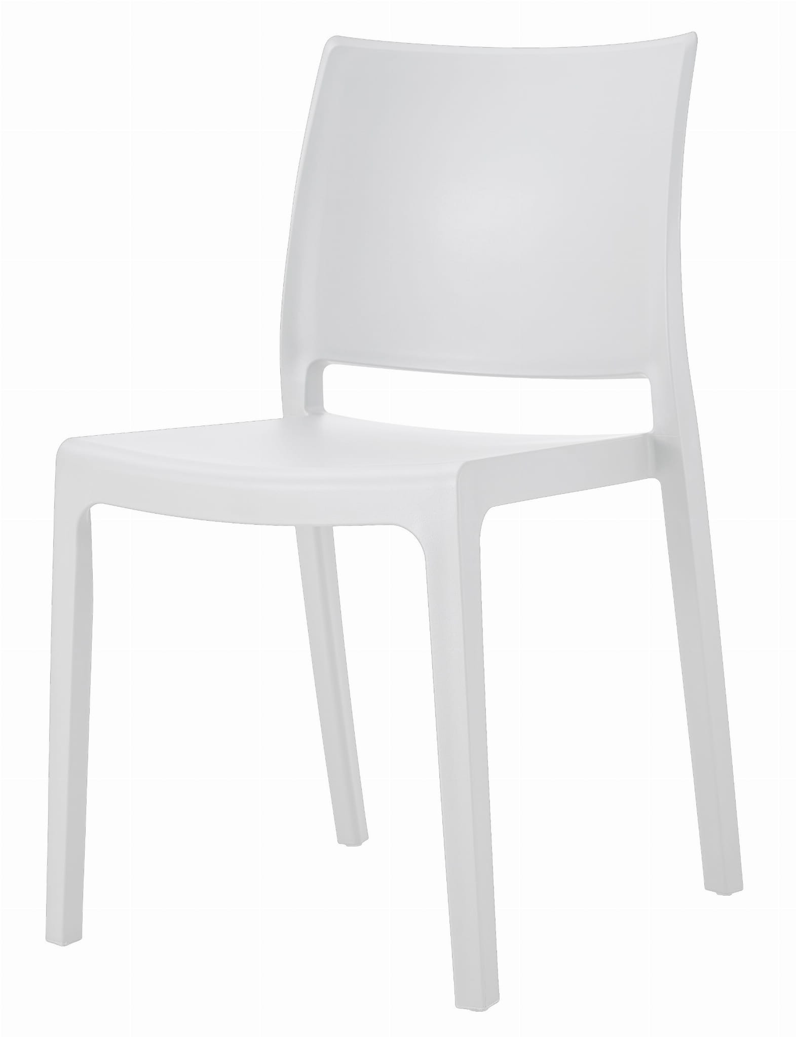 Set tří jídelních židlí KLEM bílé