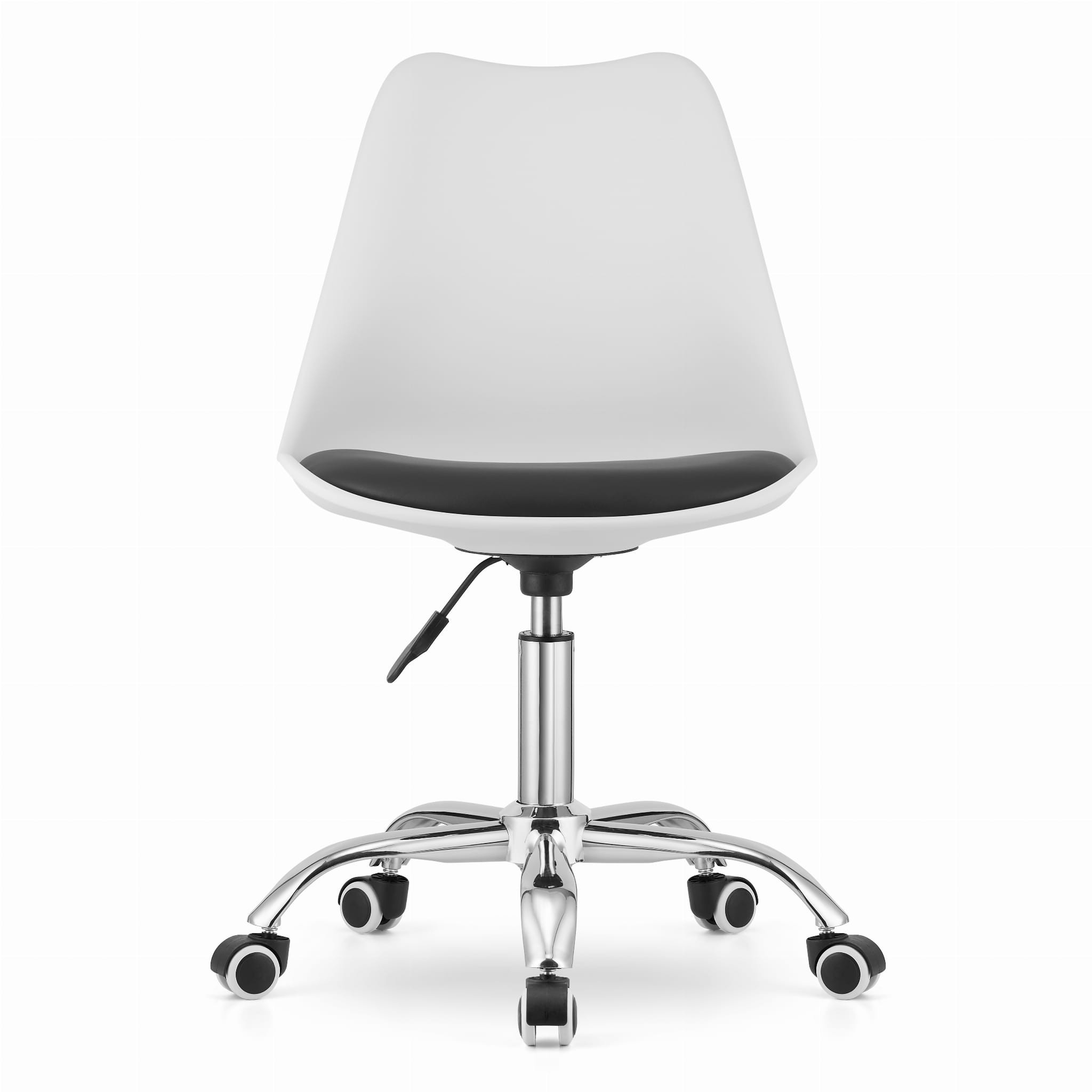 Otočná židle ALBA - bílo/černá