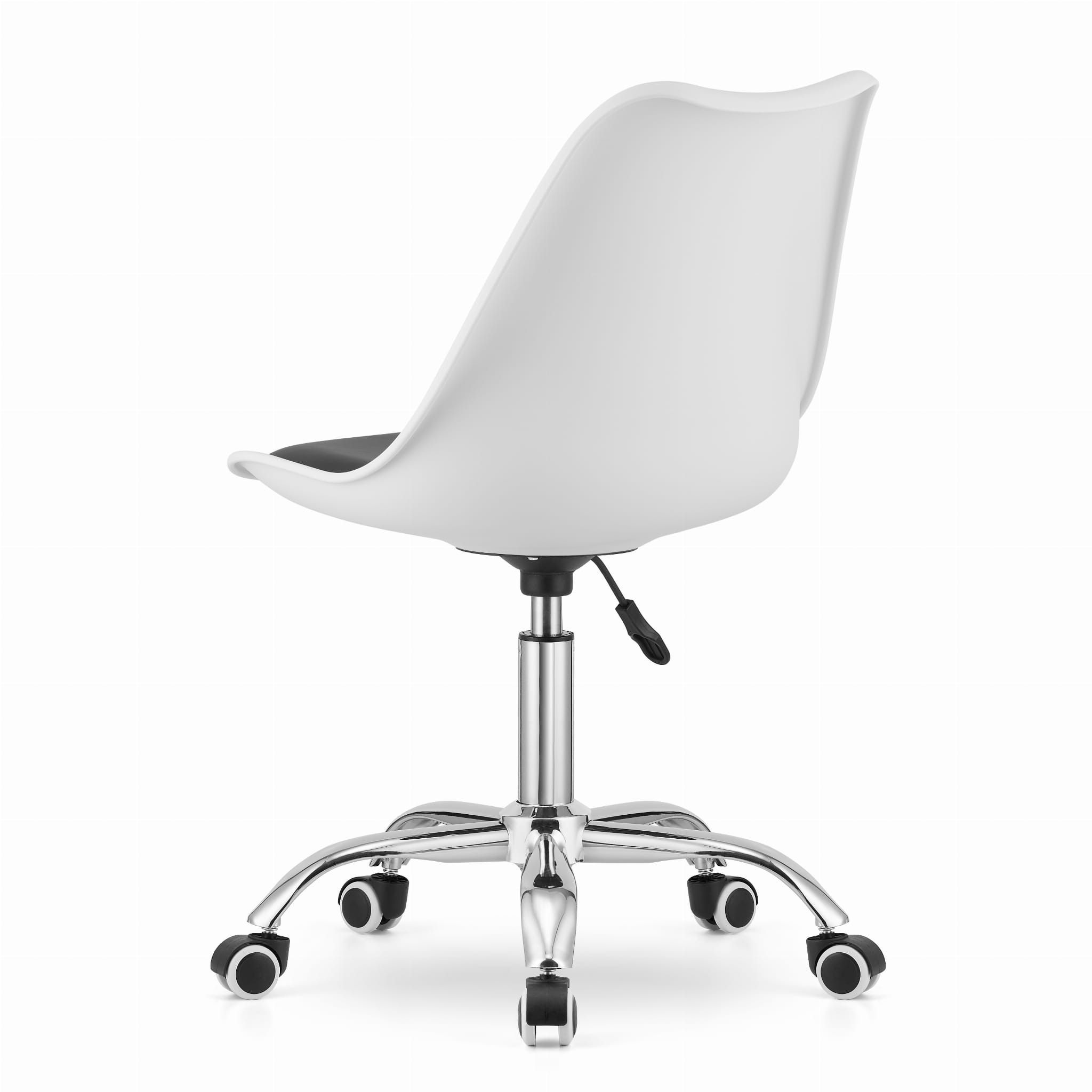 Otočná židle ALBA - bílo/černá