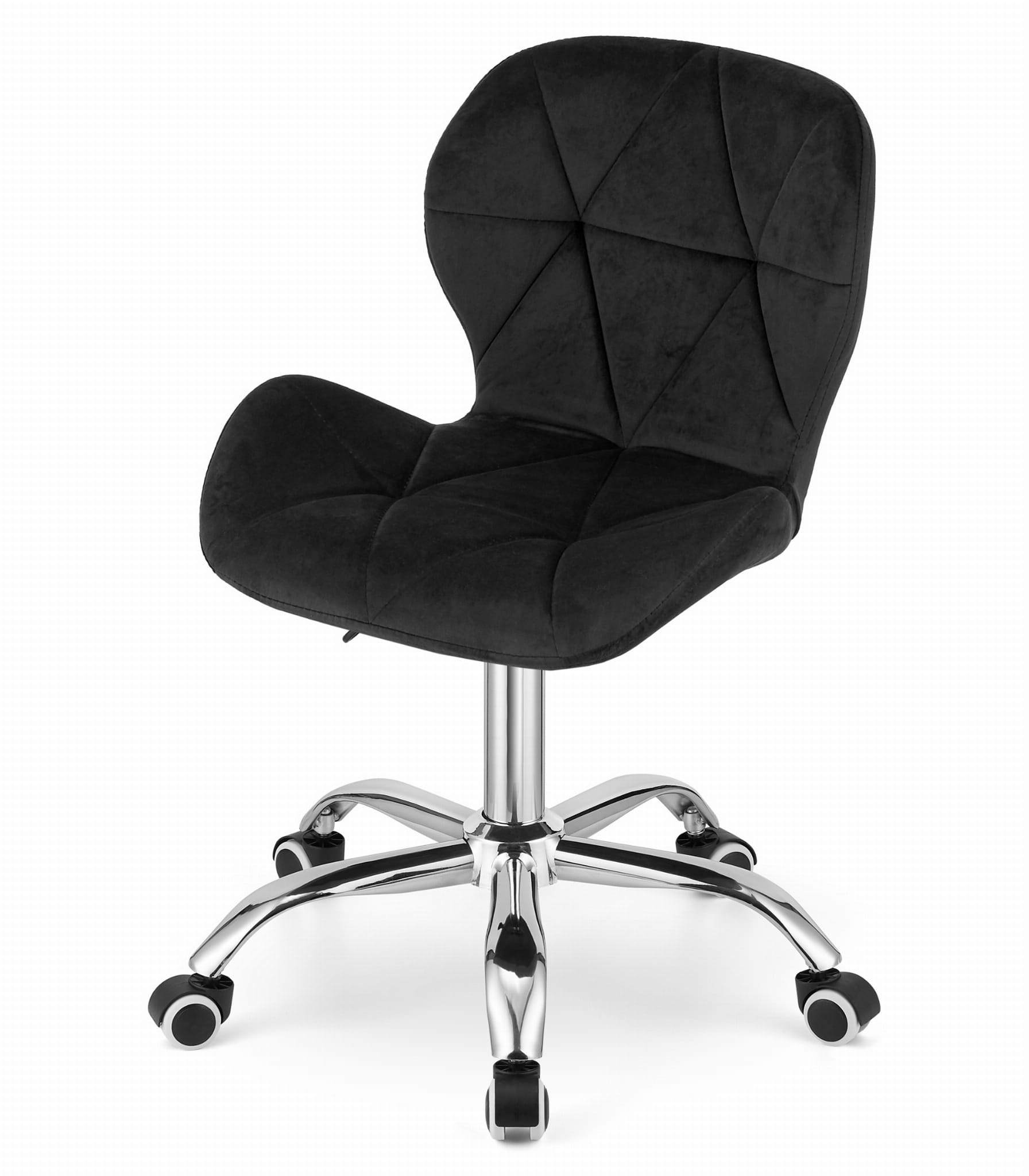 Kancelářská židle AVOLA sametová černá
