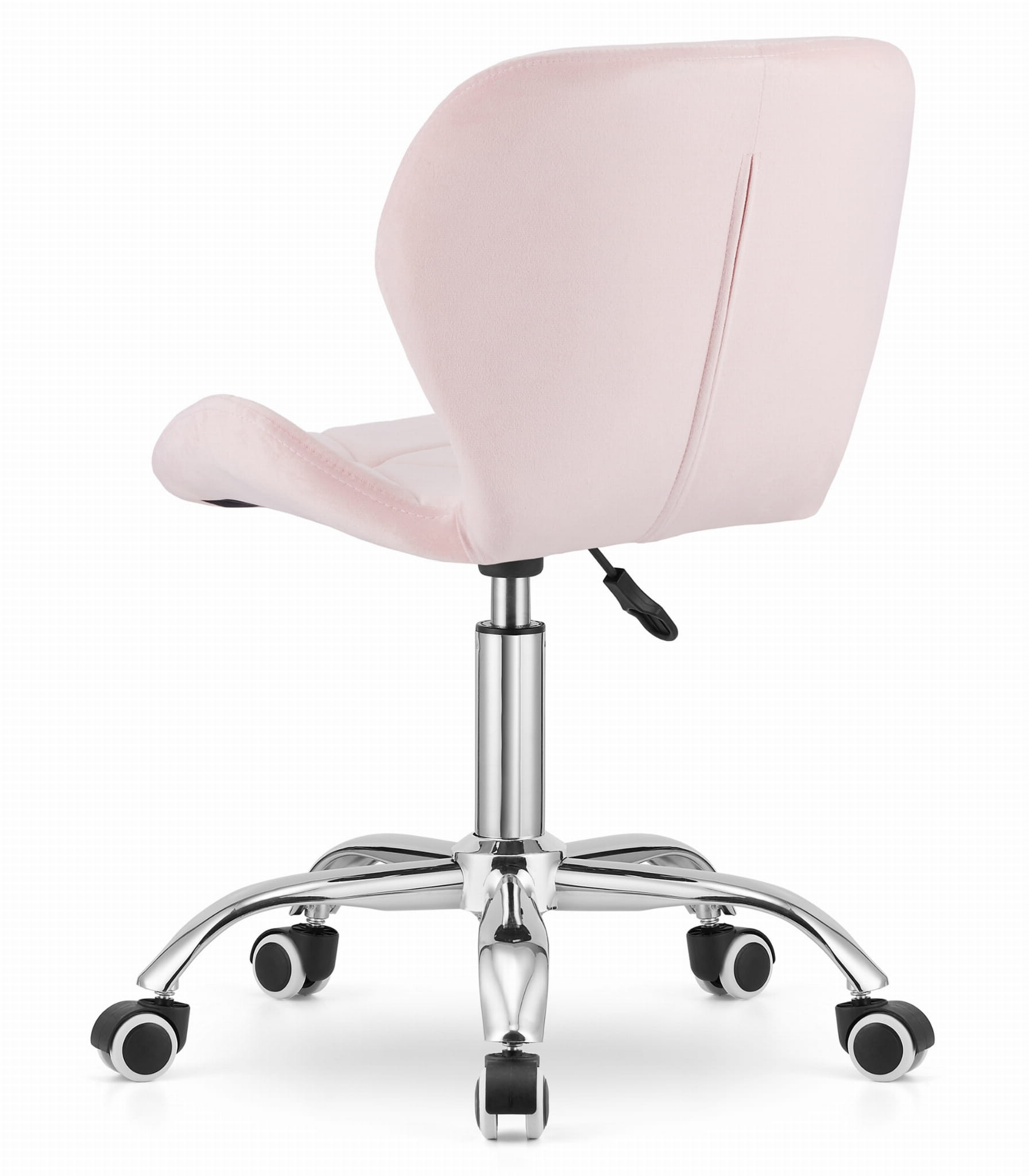 Kancelářská židle AVOLA sametová růžová