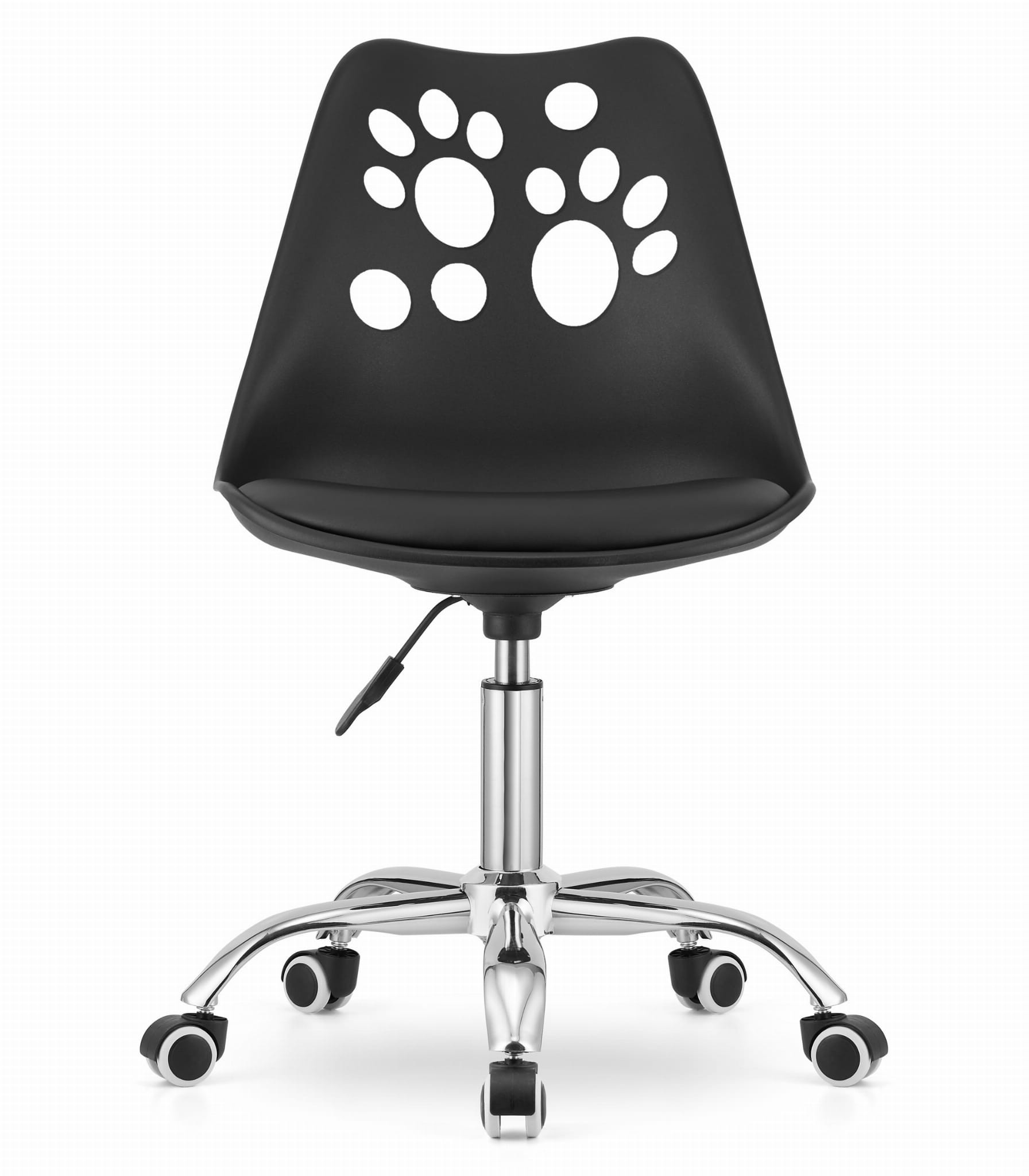 Otočná stolička PRINT - čierna