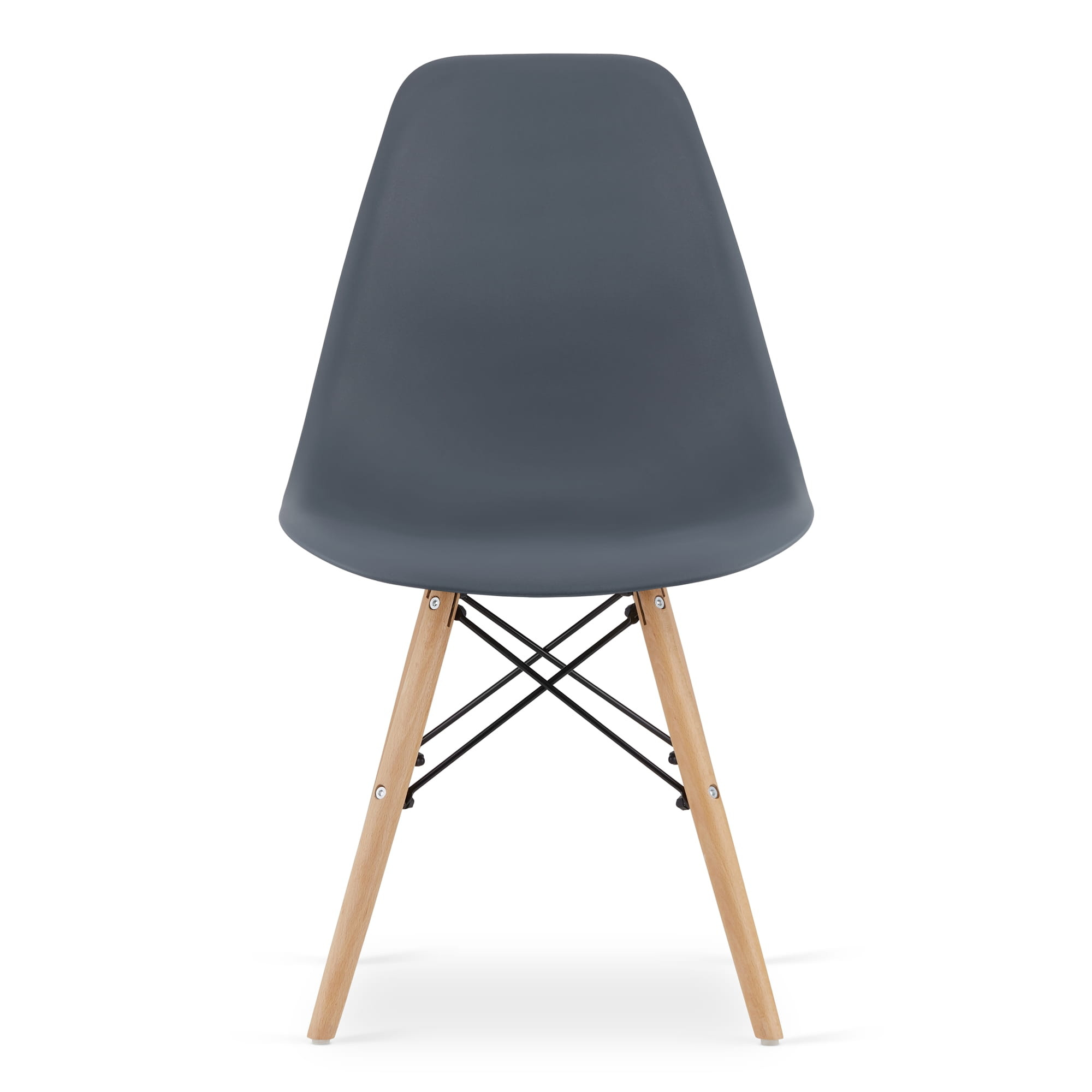 Jedálenská stolička OSAKA sivá (hnedé nohy) (1ks)