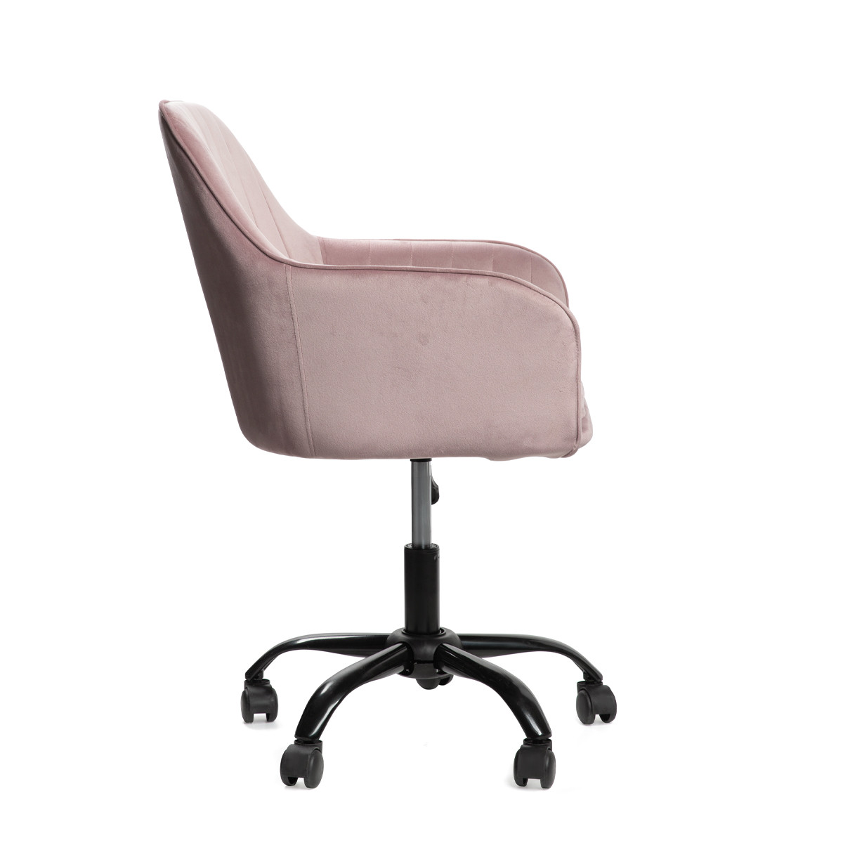 Kancelářská židle TEILL sametová růžová ALL 807911
