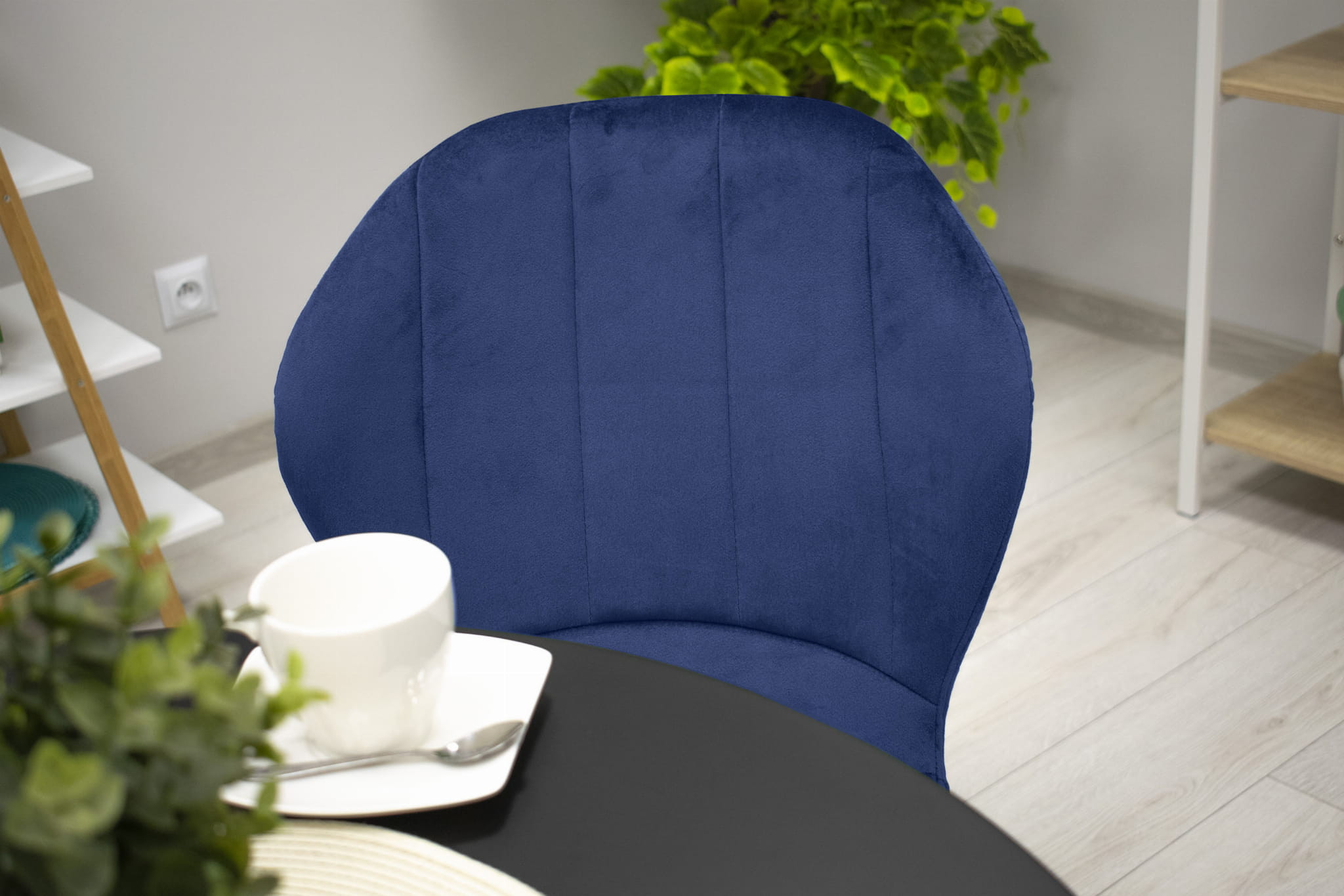 Jedálenská stolička TERNI modrá