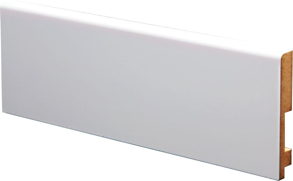 Soklová lišta MDF L 10 1 bílá 250 cm