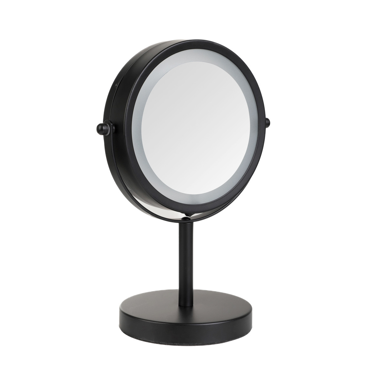 Zrcadlo NOLANI černé s osvětlením 877358