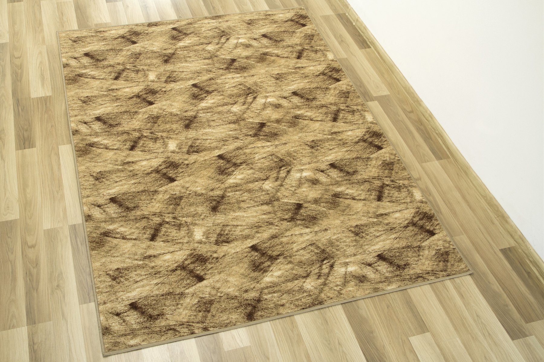 Metrážový koberec Brush 17 hnědý / béžový