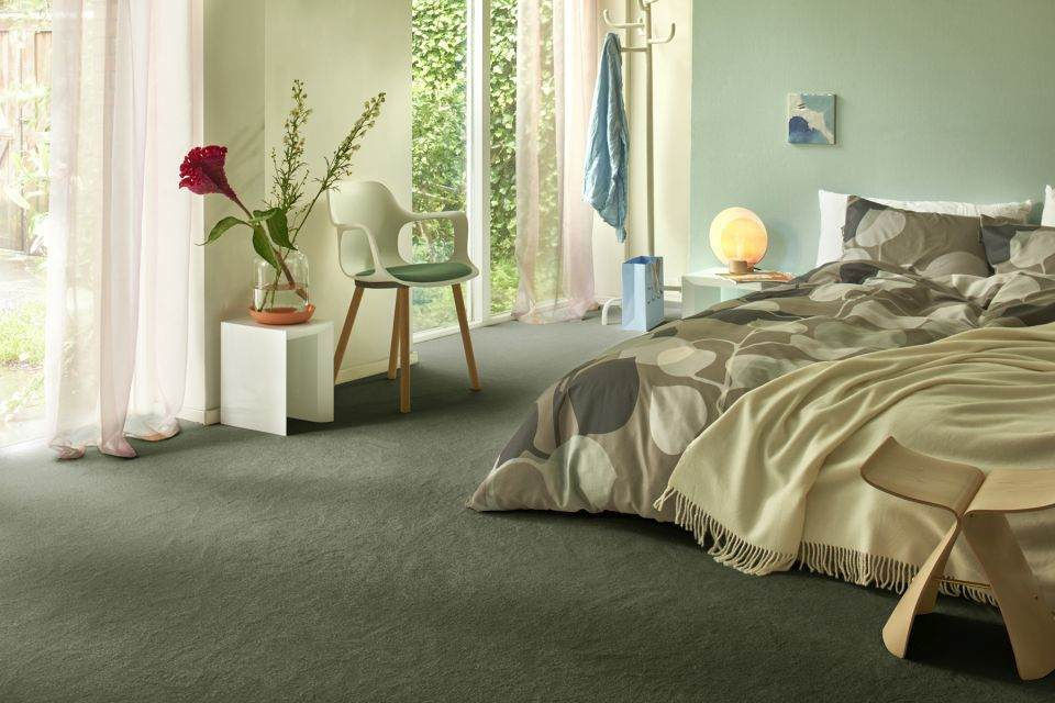 Metrážový koberec KAI zelený SEDNA