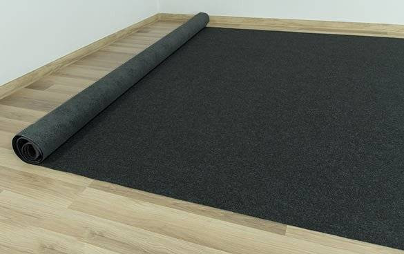 Metrážový koberec Star bez filcu 78 antracitový