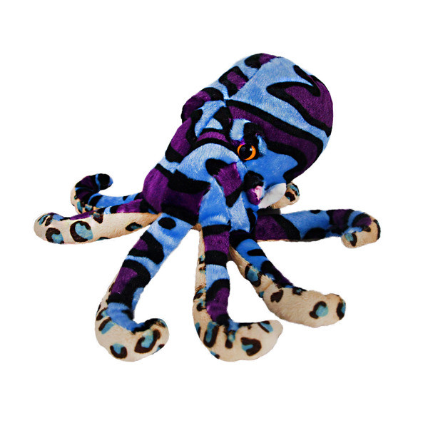 Plyšová chobotnice modrá