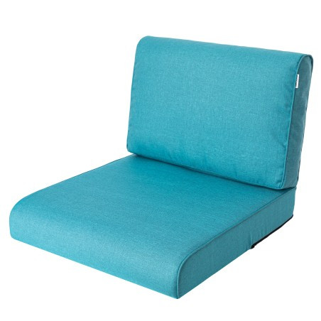 Polštář na ratanovou židli NEL R1 modrý