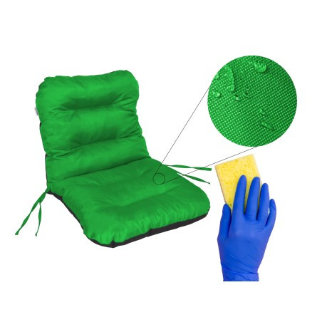 Polštář na lehátko/židle NATALIA zelený