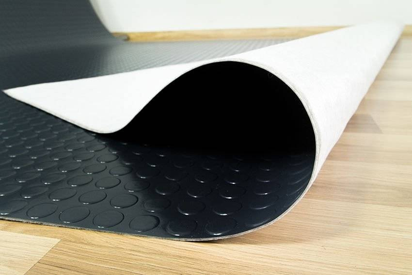 PVC podlaha Texfloor čierna