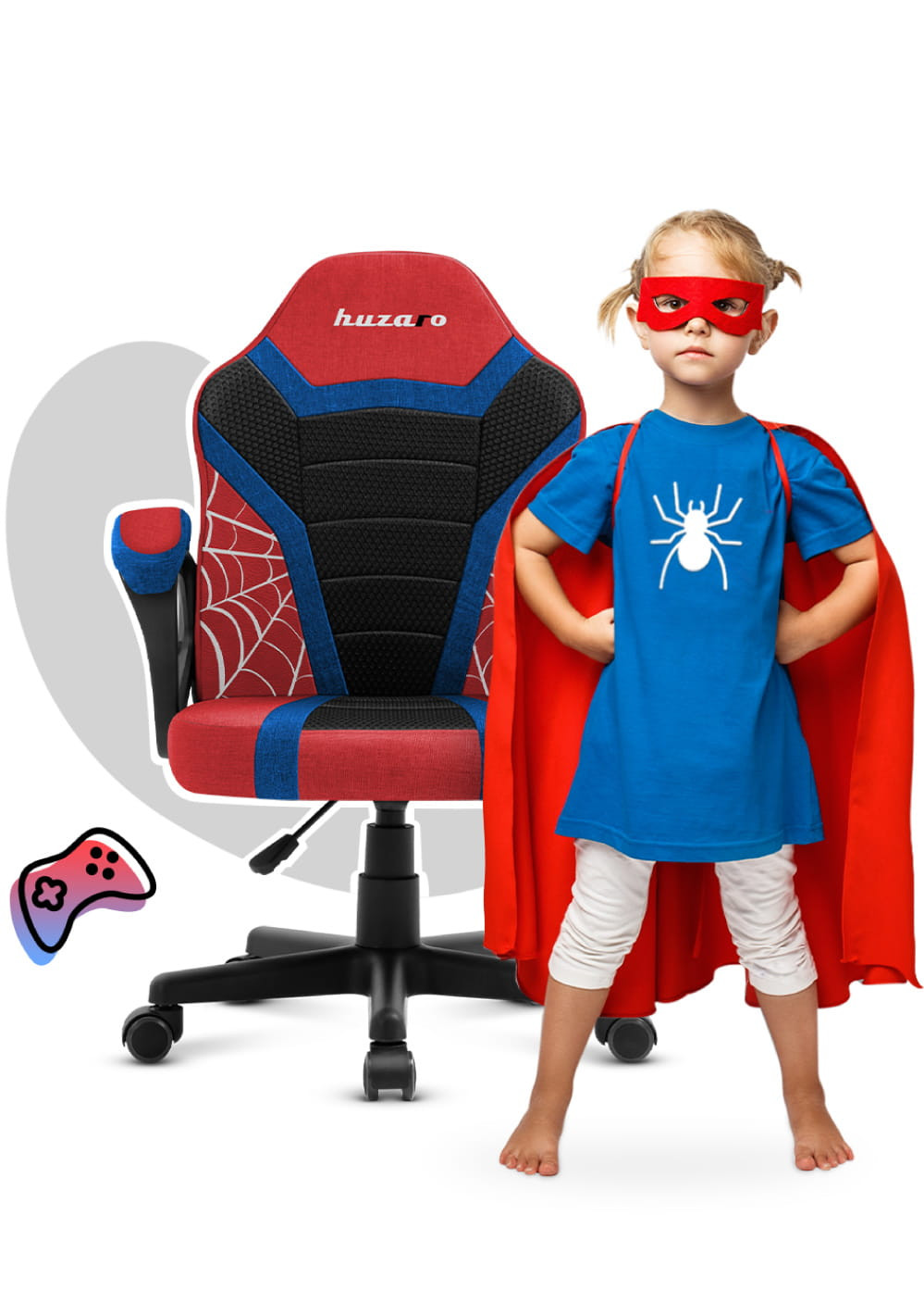 Detská herná stolička Ranger - 1.0 Spider Mesh