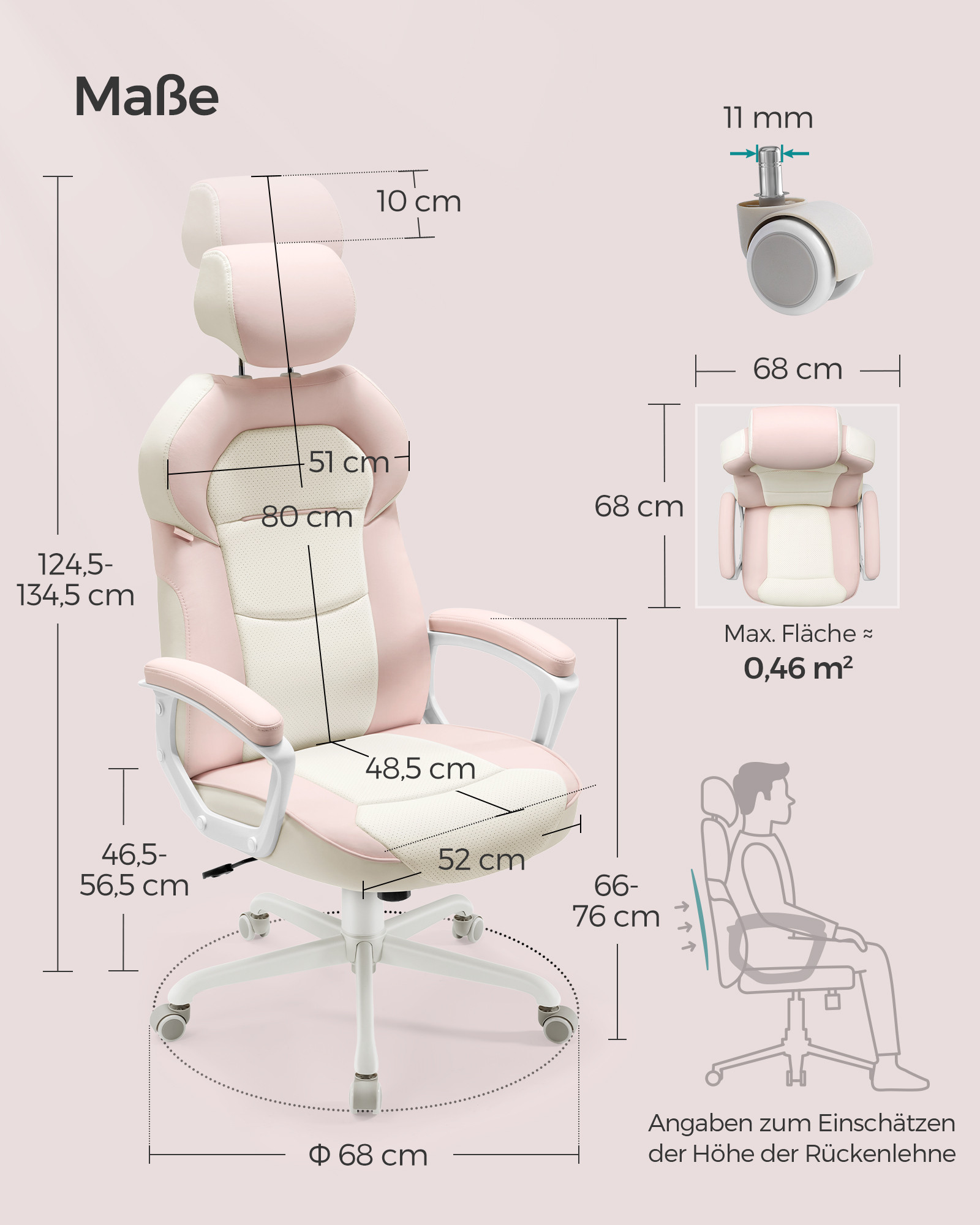 Kancelárska stolička OBG066P01