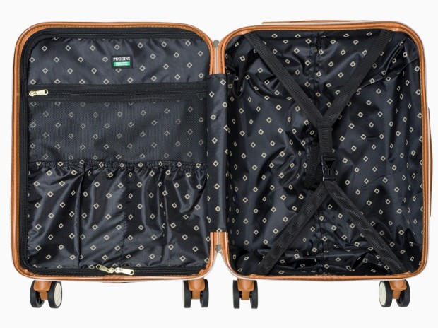 Béžový kabinový kufr Saint Tropez s monogramem