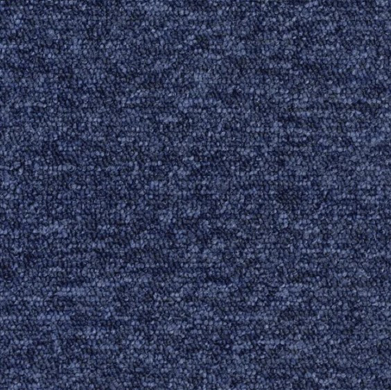 Kobercové štvorce TEMPRA modré 50x50 cm 