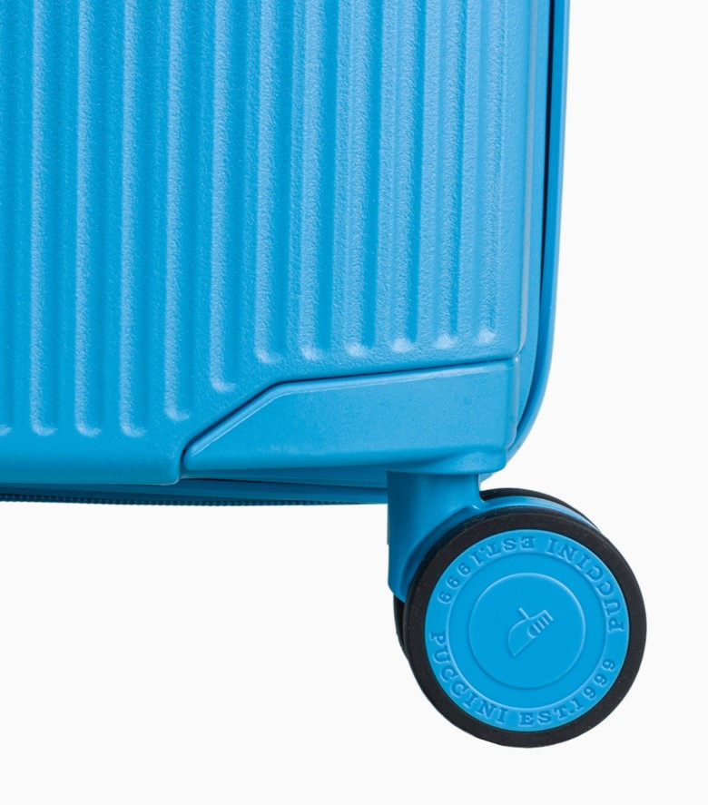 Modrý kabínový kufor Mykonos