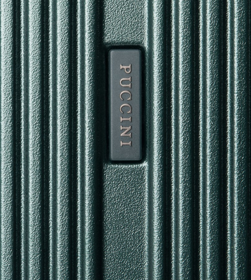 Tmavě zelený kabinový kufr Geneva