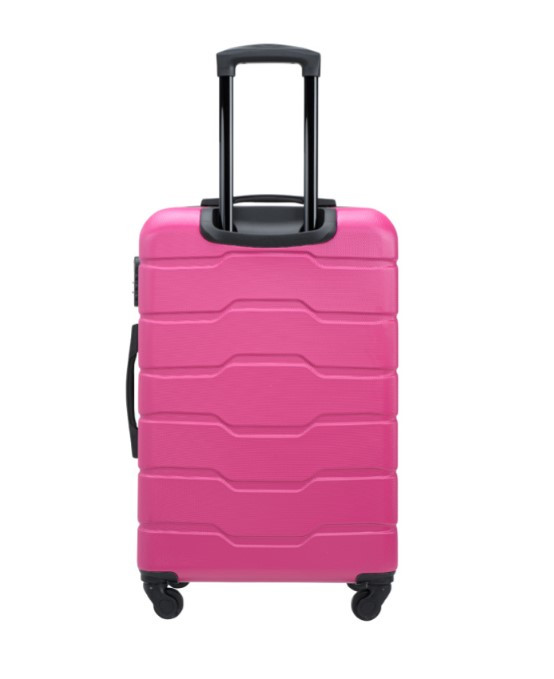Střední růžový kufr Alicante