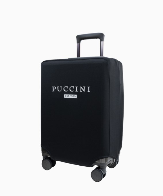 Černý elastický obal na kabinový kufr