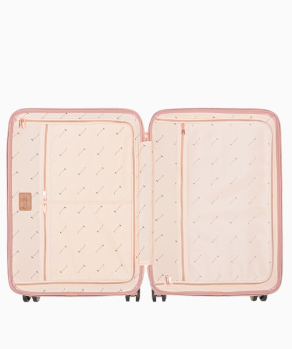 Velký růžový kufr Malibu