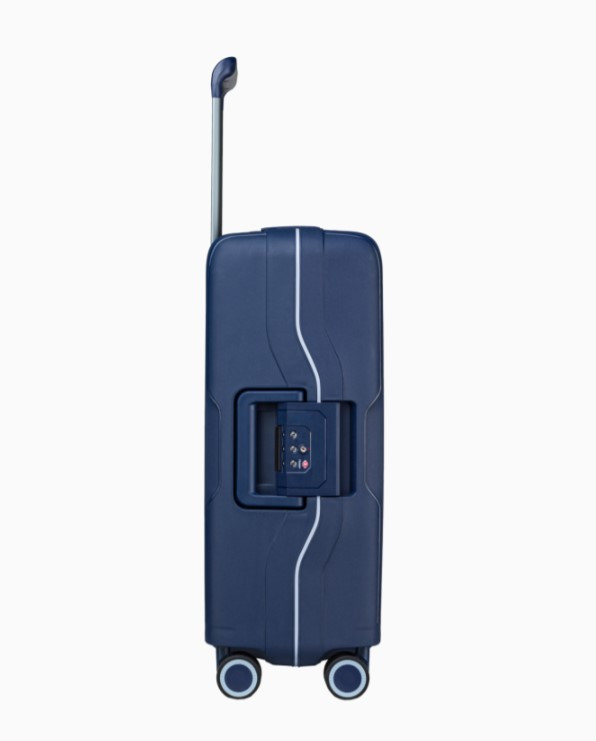 Granátový kabinový kufr Osaka uzavíraný přezkami