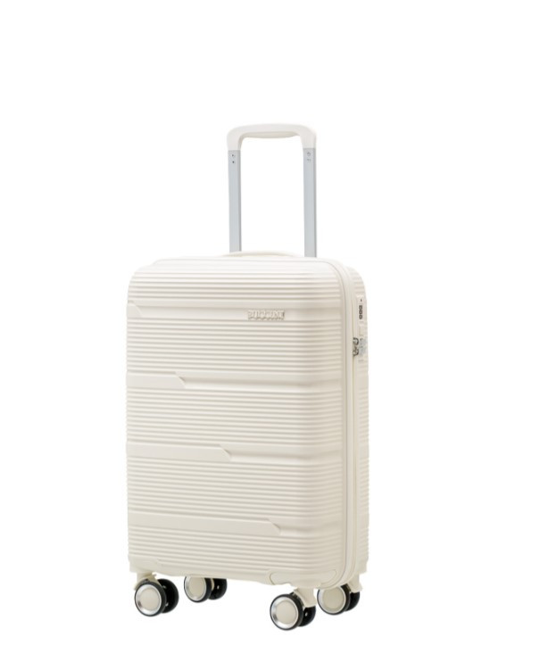 Bílý kabinový kufr Casablanca