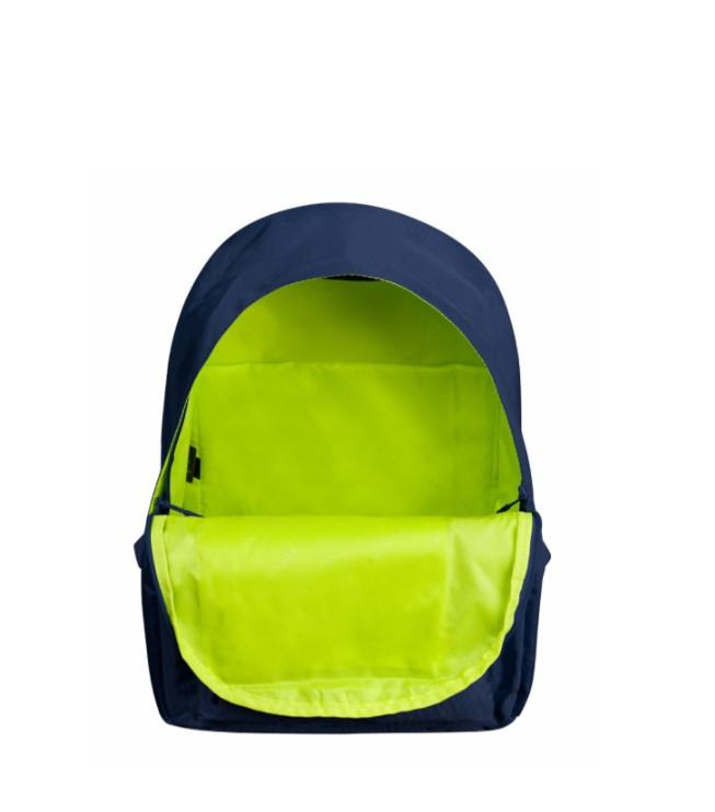 Granátový batoh Vibe s neonovou podšívkou