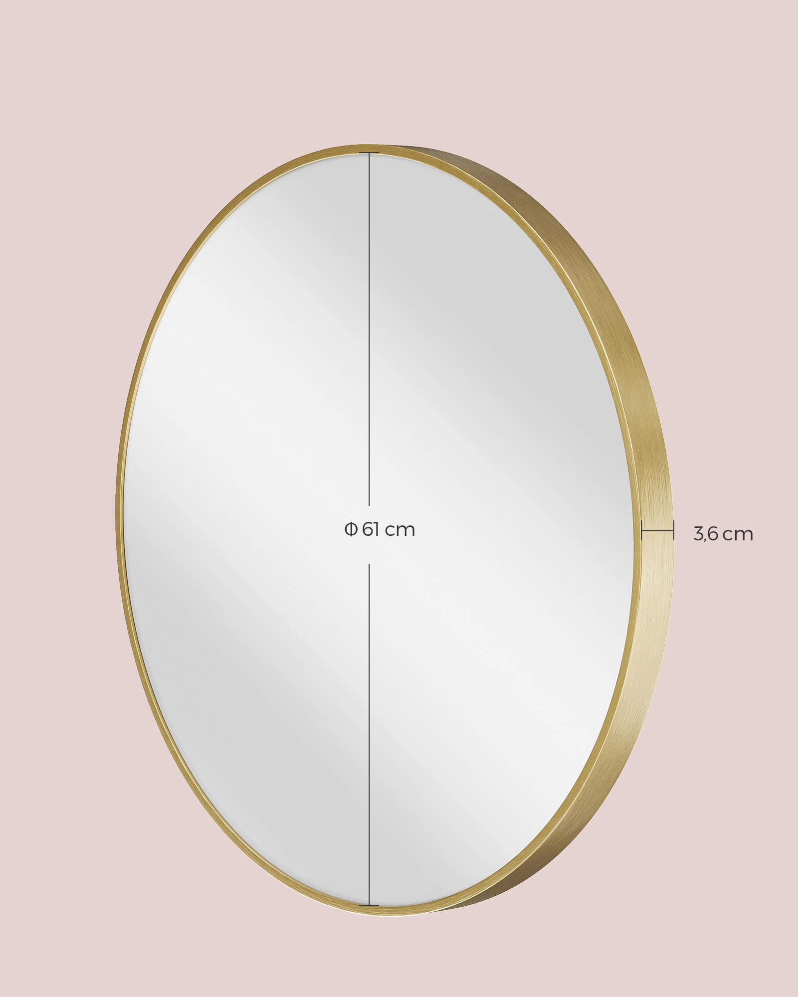 Nástenné zrkadlo LWM102A01