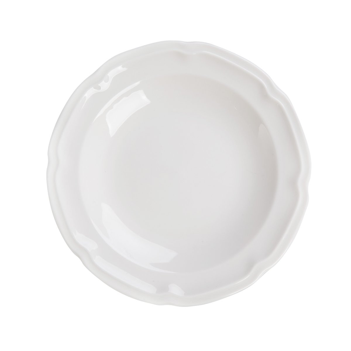 Hlboký tanier JASMINE biely 870656