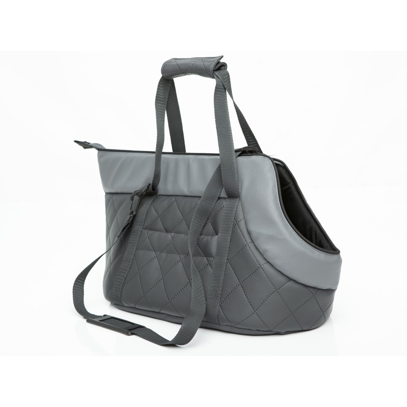 Prepravná taška R3 ekokoža, sivá