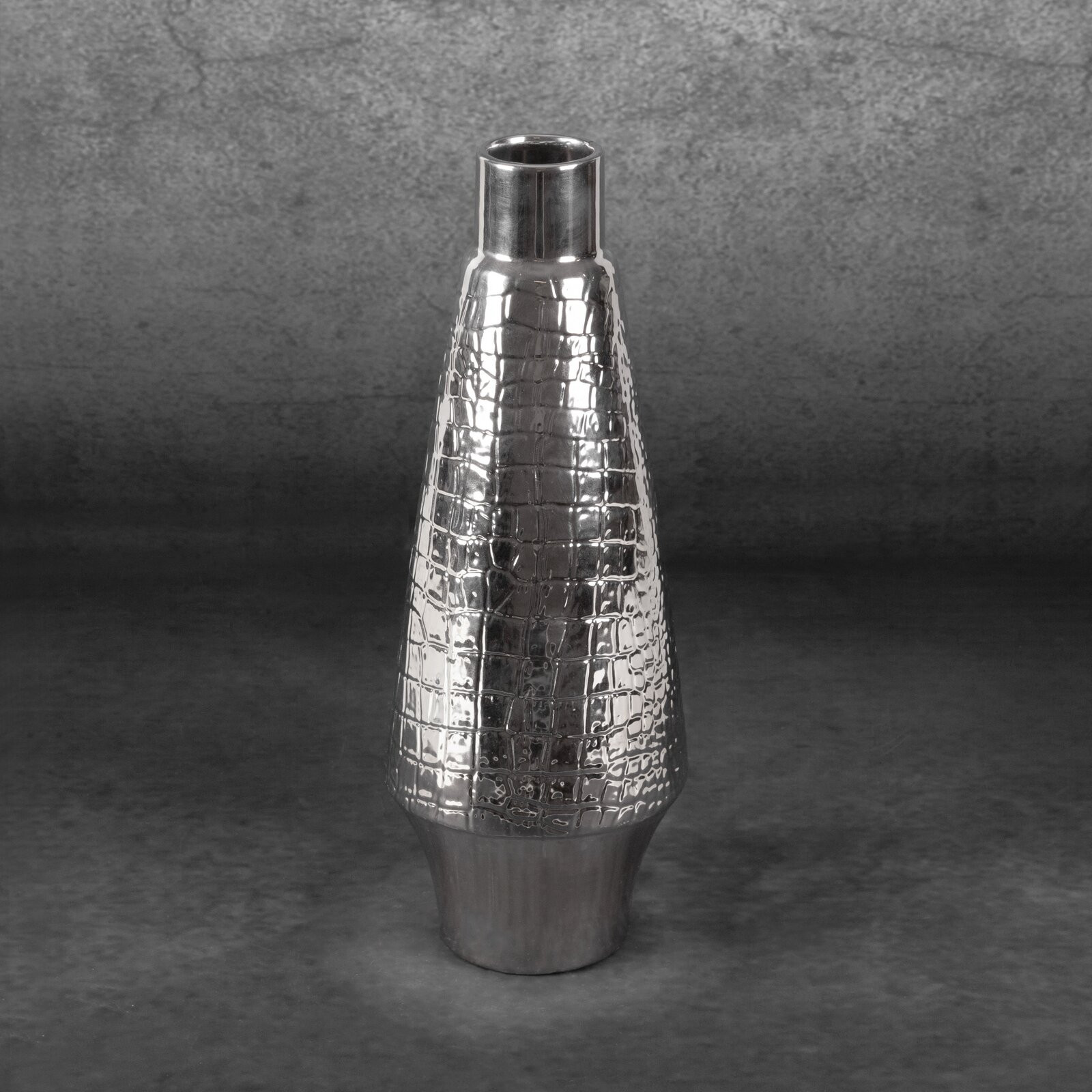 Váza ERNA 02 stříbrná