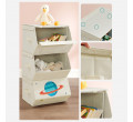 Dětské stohovatelné boxy na hračky RLB700M01 (3 ks)