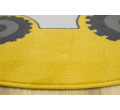 Dětský koberec Luna Kids 534457/89955 hořčičný / šedý