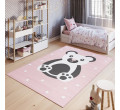 Dětský koberec PINKY DF04A  Bear růžový