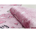Detský koberec protišmykový BAMBINO 2185 Balerína, mačka ružový