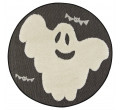 Detský koberec Shaggy Smile 15542/969 halloween, čierny / krémový